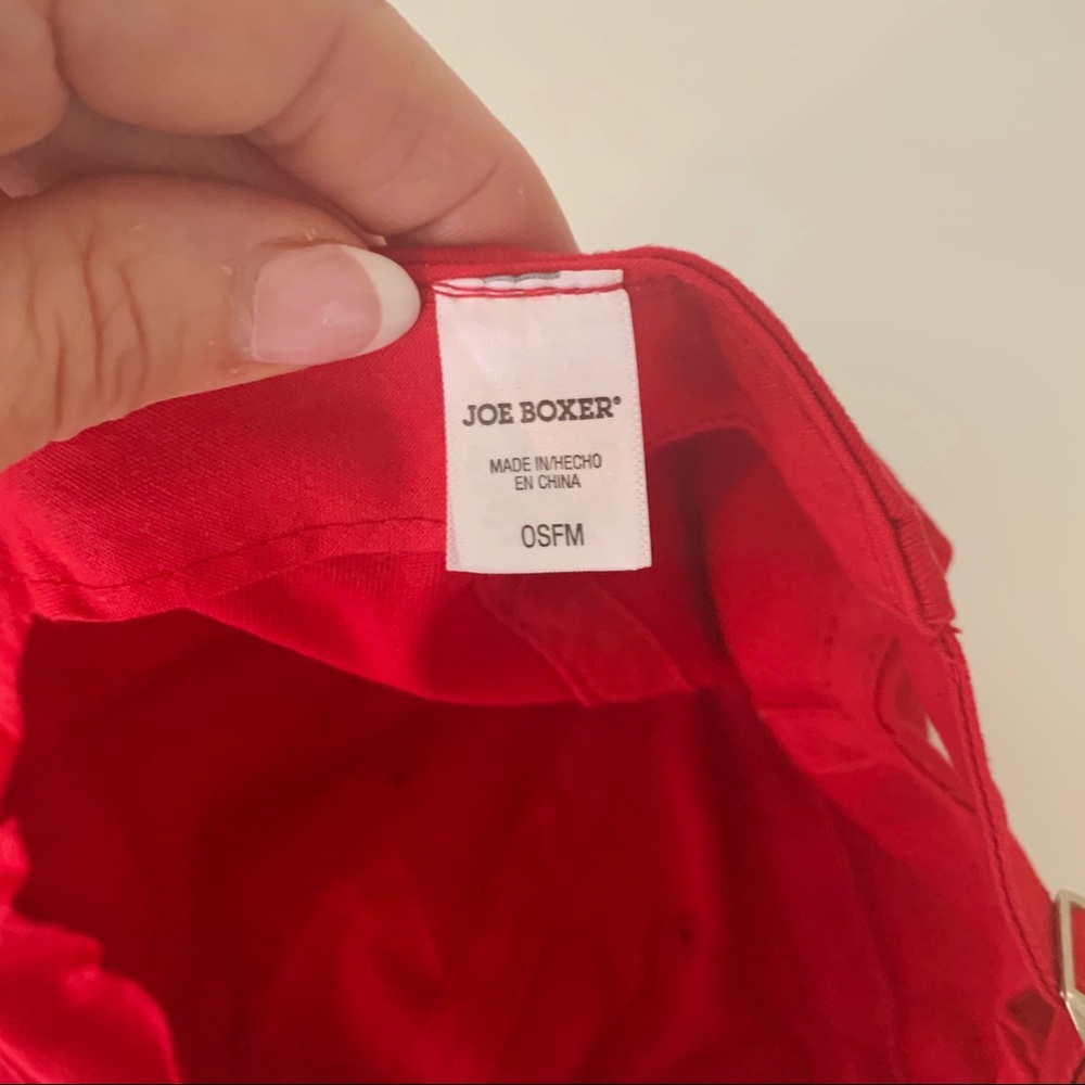 Red Baseball Cap Joe Boxer - Picture 5 of 5